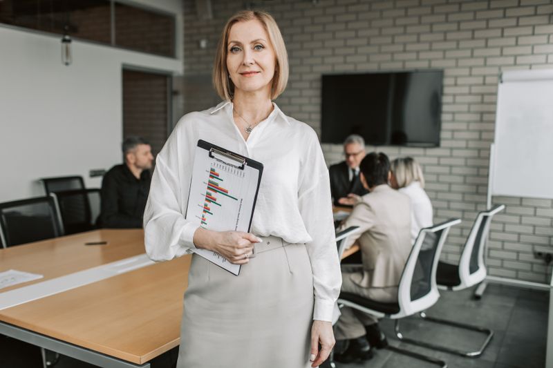 Portrait of Priya M., Finance Manager